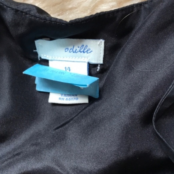 Anthro Odile Lace LBD Cummerbund 2005 Vintage - Picture 7 of 8